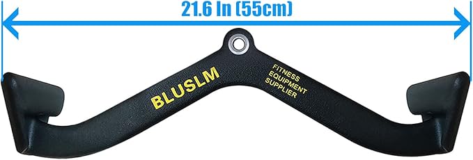 LAT Pull Down Bar for Cable Machine, LAT Pulldown Attachments T Bar V Bar Cable Attachment, Back