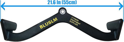 LAT Pull Down Bar for Cable Machine, LAT Pulldown Attachments T Bar V Bar Cable Attachment, Back