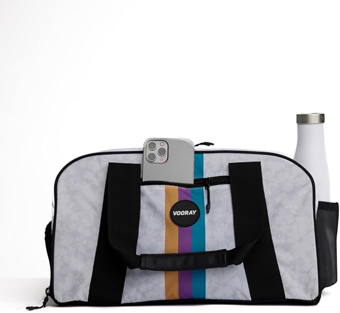 Vooray Burner Gym Duffel Bag, Gym Bag for Women and Men with Shoe Compartment, Weekender, Overnight