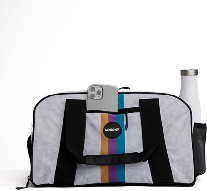 Vooray Burner Gym Duffel Bag, Gym Bag for Women and Men with Shoe Compartment, Weekender, Overnight