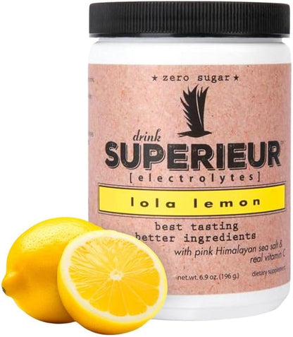 Superieur Electrolytes ??Plant Based Electrolyte Supplement w/Sea Minerals for Hydration & Recovery