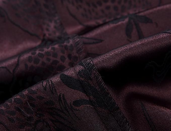 wecotton Tang Suit Men Hanfu Chinese Traditional Clothes Kung Fu Shirt Uniform Long Sleeved Coat