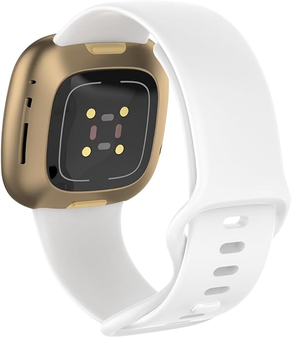 Compatible with Fitbit Versa 4 / Fitbit Versa 3 / Fitbit Sense/Sense 2 Bands, Soft Silicone