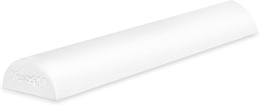 Yes4All Medium Firm Half Foam Rollers for Post-Workout Relaxation, 12/18/24/36 inch PE Foam Roll