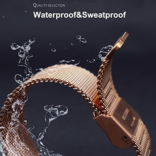 HOPMC Adjustable and Comfortable With Redmi Watch 4 Strap Metal Case 22mm Stainless Steel Mesh