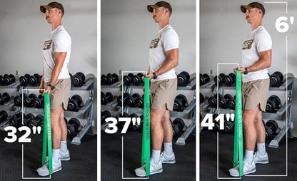 Serious Steel Fitness 37" Resistance Training Bands (Portable Exercise Band System Training Bands