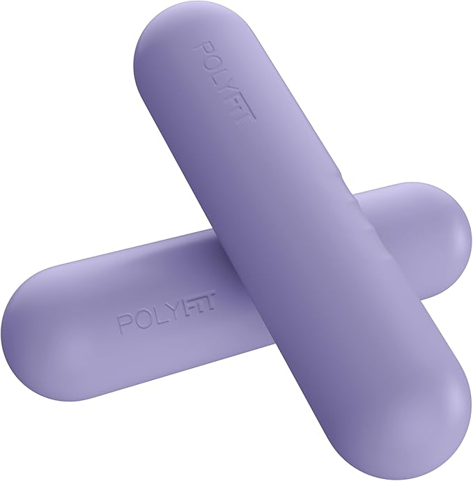 Polyfit Dumbbell Weight Bars for Women - Set of 2 (3.3 LB | 6.5 LB Pair) - Dumbbell Set for