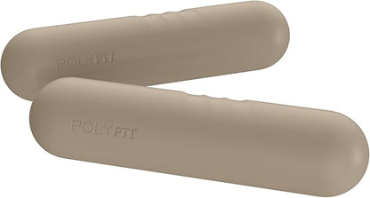 Polyfit Dumbbell Weight Bars for Women - Set of 2 (3.3 LB | 6.5 LB Pair) - Dumbbell Set for