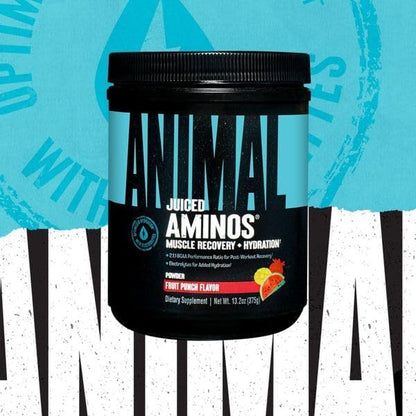 Animal Juiced Amino Acids - BCAA Powder EAA Matrix Plus Hydration with Electrolytes and Sea Salt