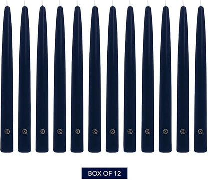 Colonial Candle NAA10.1479 Unscented Taper Candles, 10 in, Blue
