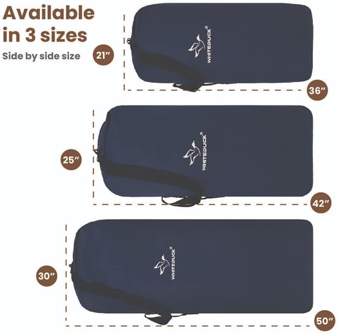 WHITEDUCK Top Load Canvas Folding Duffel Bag, Water Resistant Army Style Shoulder Bag for Men and