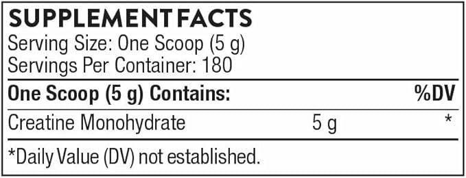 THORNE Creatine - Micronized Creatine Monohydrate Powder - Support for Muscles & Cognitive