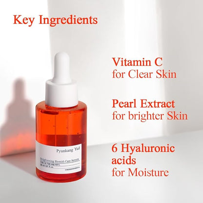 Pyunkang Yul PKY Radiance Vita Serum, 1 Fluid Ounce – Hydrating Serum for Dry Skin with Hyaluronic