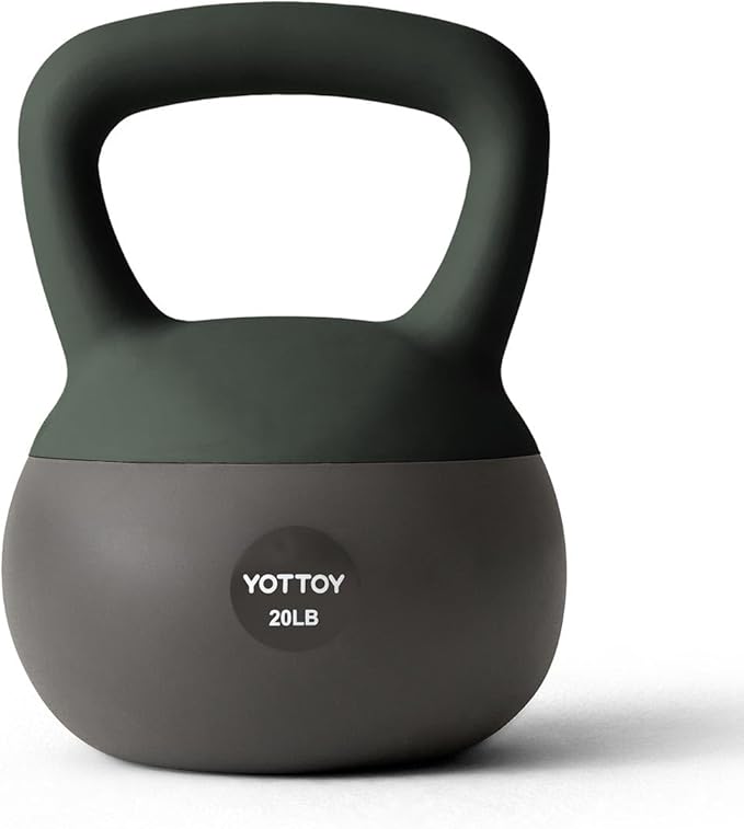 YOTTOY Soft Kettlebell, Set for Strength Training Kettlebells & Home Workouts, Soft-Sided Cushioned