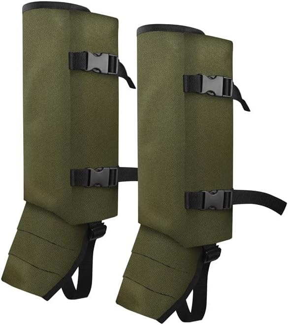 Snake Gaiters Leg Guards, Waterproof Snake Guards, Adjustable Snake Bite Protection for Lower Legs