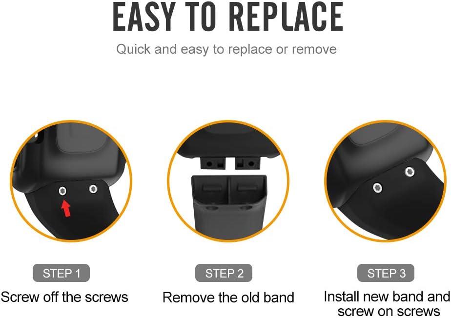 Compatible with Garmin Forerunner 35 Band,Solf Silicone Replacement Bands for Garmin Forerunner 35
