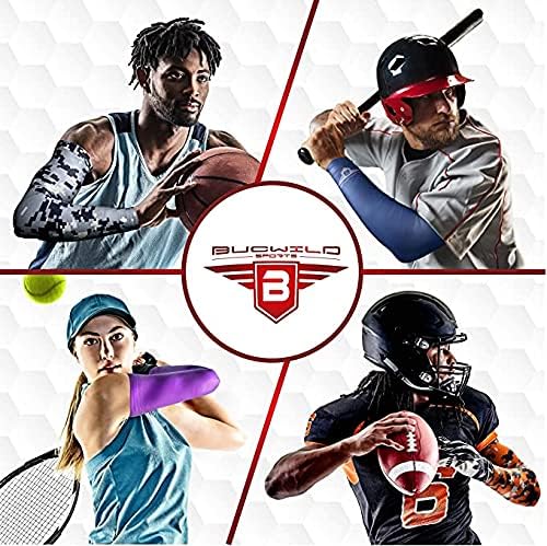 Bucwild Sports Flag Compression Arm Sleeve - Perfect for Baseball Basketball Football - Youth &