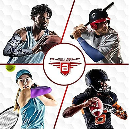 Bucwild Sports Flag Compression Arm Sleeve - Perfect for Baseball Basketball Football - Youth &