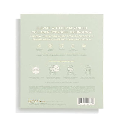 Karuna Skin - COLLAGEN Face Mask Sheets, Hydrogel 2-Piece Facial Mask, Age-Defying, Hydrating