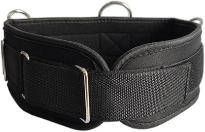 Fitness Resistance Belt Multi Functional Fitness Belt with 5 Rings for Weight Training and