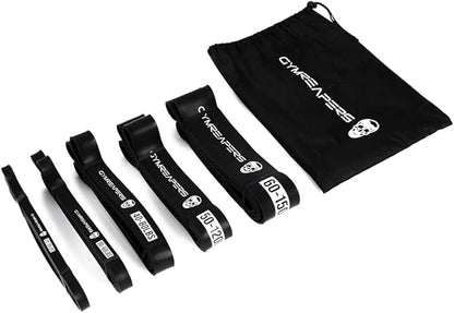 Gymreapers Resistance Bands for Working Out – Elastic Pull Up Exercise Assistance Bands Set for