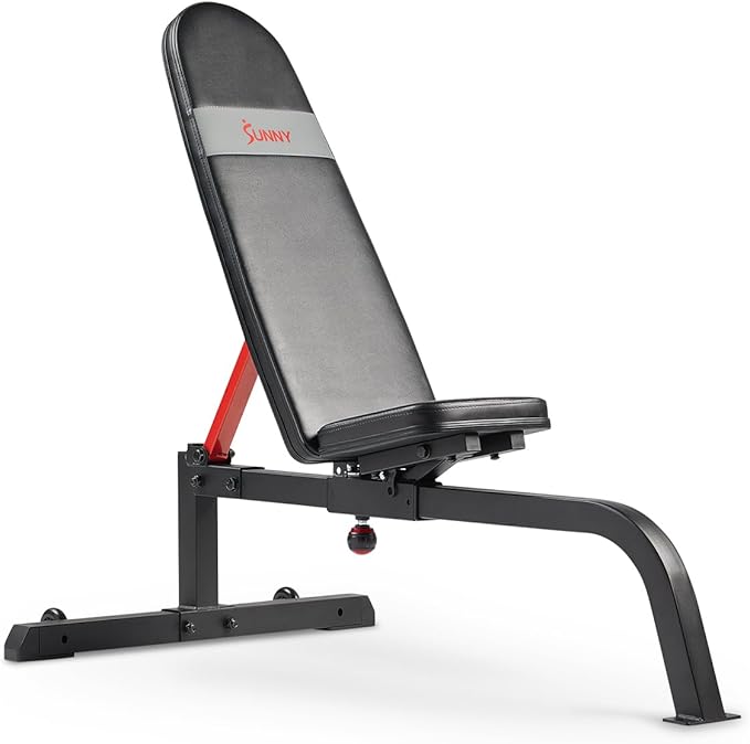 Sunny Health & Fitness Multifunctional Strength Training Home Gym – Complete Workout Equipment with