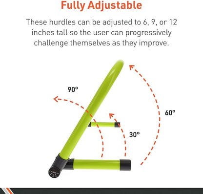 Body Sport Adjustable Athletic Speed Training Hurdles, Jumping & Speed Training Fitness Equipment