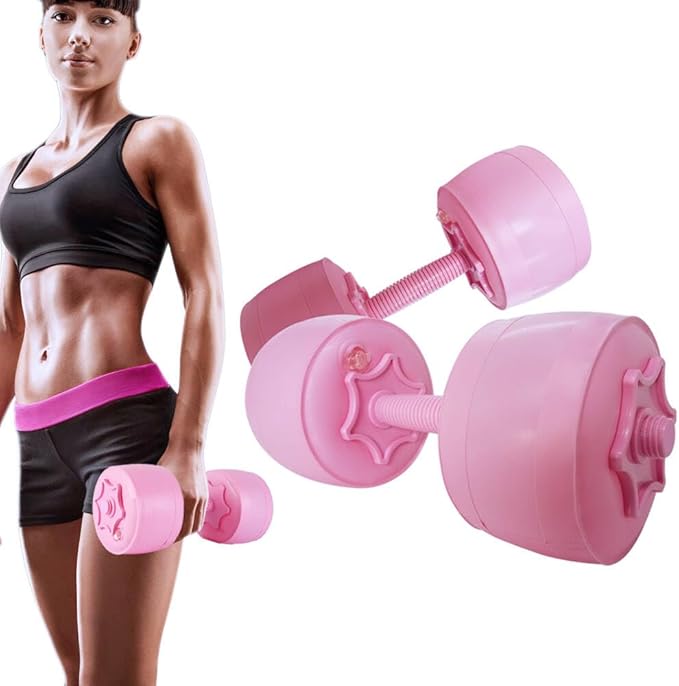 Water Filled Dumbbells Set - Water Filled Weights - Portable Travel Weights - Weights Adjustable