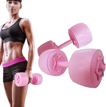 Water Filled Dumbbells Set - Water Filled Weights - Portable Travel Weights - Weights Adjustable