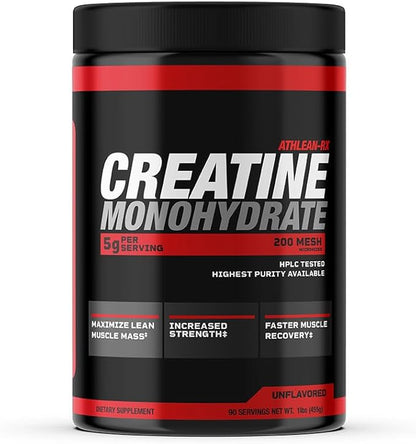 X-CREATINE Pure Micronized Creatine Monohydrate Powder - Supports Muscle Strength, Power, and