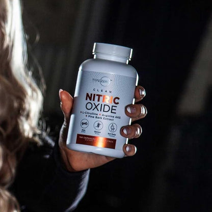 Type Zero Nitric Oxide 6X Booster, 150 Veggie Capsules - Natural Supplement - Beetroot, Arginine