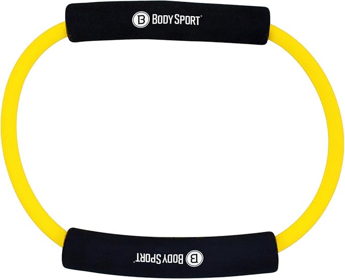 Body Sport Loop Tubing , Resistance Band with Foam Pad Handles for Strength Training and