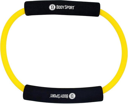 Body Sport Loop Tubing , Resistance Band with Foam Pad Handles for Strength Training and