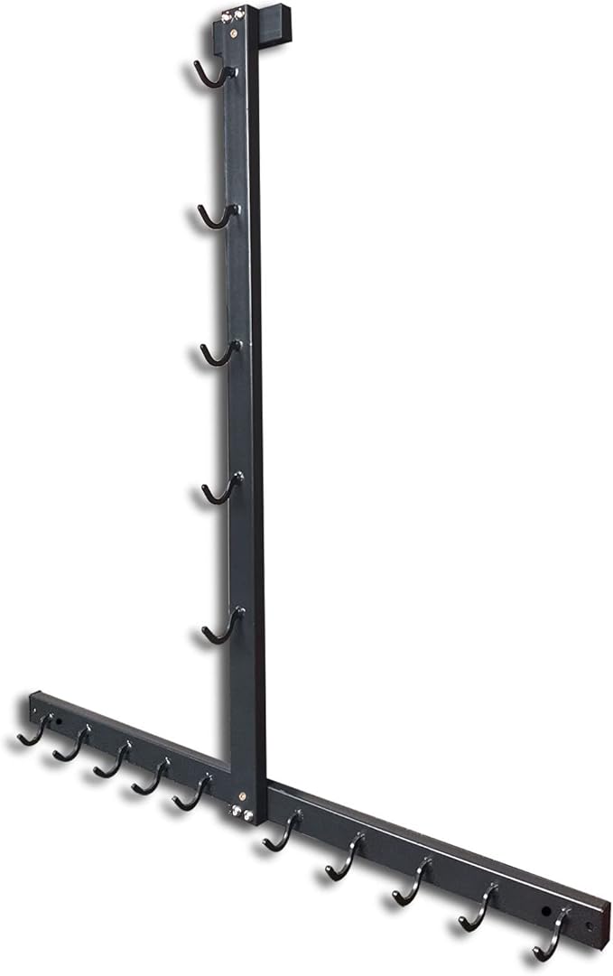 Lat Pull Down Bar Gym Accessory Rack, Lat Pulldown Attachments Cable Attachment Storage Rack for