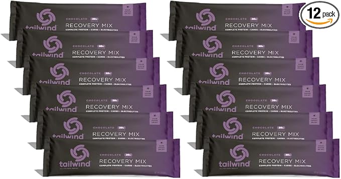 Tailwind Nutrition Recovery Mix, 20 Grams Complete Protein, Carbohydrates, and Electrolytes Powder