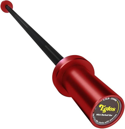Egles Kids Barbell 5.5LB Mini Barbell Bar 4ft for Kid Women & Beginners Weighted Bar - Compatible