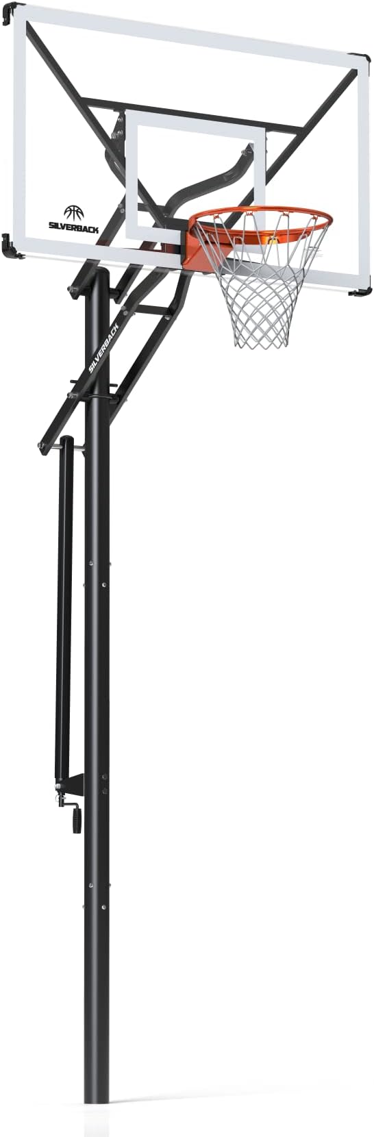 Silverback NXT 54" and NXT 60" In-Ground Basketball Hoops with Adjustable-Height Basketball Goal
