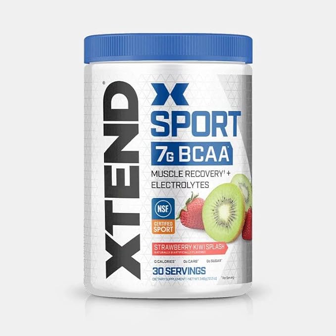 XTEND Sport BCAA Powder Strawberry Kiwi Splash - Electrolyte Powder for Recovery & Hydration with