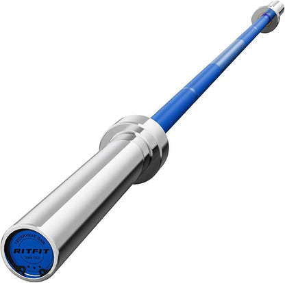 RITFIT Olympic Barbell 4ft/4.8ft/6ft - 2 Inch Weight Bar for Strength Training, Weightlifting