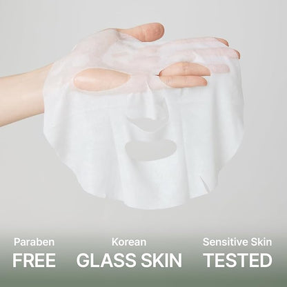 Hyssop Glow Sheet Mask, 5 Pack, Hydrating, Glowing, Boosting, Repairing for younger looking skin