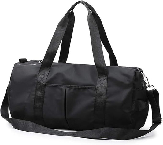 KARRESLY Travel Sports Gym Bag for Women or Men with Wet Pocket and Shoes Compartment for Training