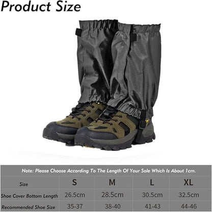 Ankle Gaiters,Lightweight Adjustable Leg Gaiters for Men Women, Waterproof Hiking Gaiters for