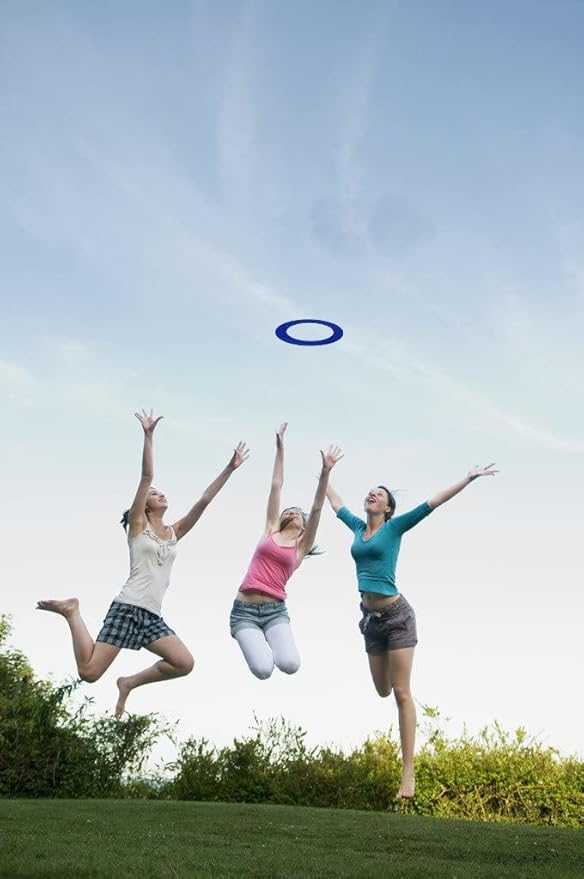 YOFIT 10 Inch Flying Disc, Flying Plastic Ring with Assorted Colors, Outdoor Beach Backyard Camping