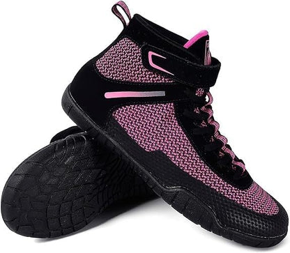 Womens Wrestling Shoes Boxing Shoes Zero Drop Sole