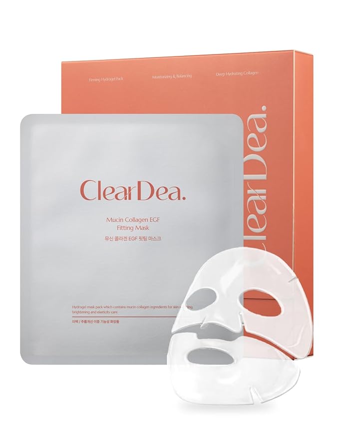Mucin Collagen EGF Mask (Plant Mucin & 7 Collagen Complex) Hydrogel Sheet for Overnight
