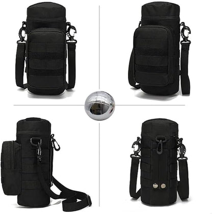 Bocce Ball Bag for 90mm 84mm 73mm 3 Bocce Game,Multifunctional, Zip Design, Powerful. Size: 27 x 12