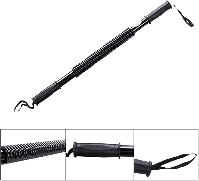 Boshen Power Twister Bar for Arm Upper Body Strength Training Workout Heavy Duty Arm Builder