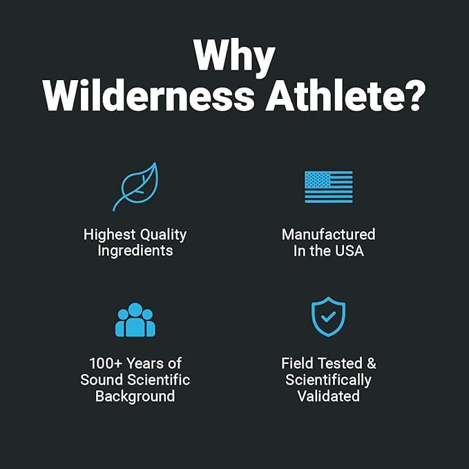 Wilderness Athlete - Hydrate & Recover | Liquid Hydration Powder Electrolyte Drink Mix - Recover