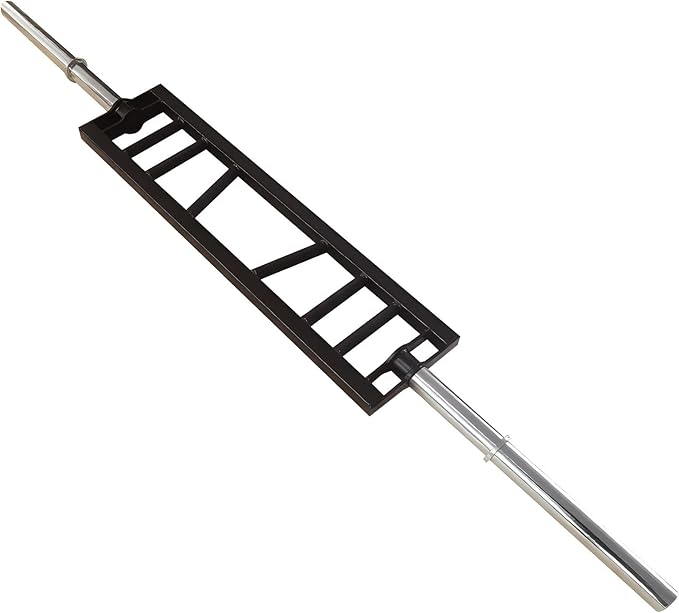 Multi Grip Barbell Swiss Bar | Cambered Barbell Multi Grip Olympic Barbell, Fits 2-inch Olympic