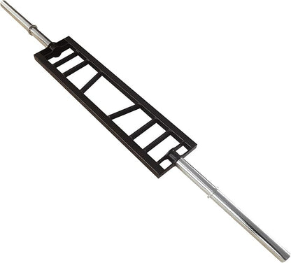 Multi Grip Barbell Swiss Bar | Cambered Barbell Multi Grip Olympic Barbell, Fits 2-inch Olympic